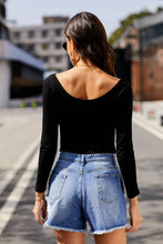 Load image into Gallery viewer, High Rise Distressed Denim Shorts