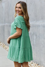 Load image into Gallery viewer, HEYSON Sweet As Can Be Full Size Textured Woven Babydoll Dress