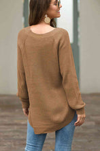 Load image into Gallery viewer, Round Neck Ribbed Knit Top
