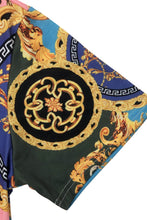 Load image into Gallery viewer, Plus Size Printed Crisscross Tie Front Top and Pants Set