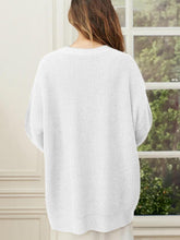 Load image into Gallery viewer, Full Size V-Neck Rib-Knit Cardigan