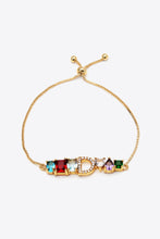 Load image into Gallery viewer, A to J Zircon Bracelet
