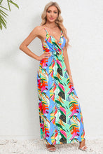Load image into Gallery viewer, Printed Surplice Maxi Cami Dress