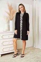 Load image into Gallery viewer, Celeste Full Size Open Front Longline Cardigan with Pockets