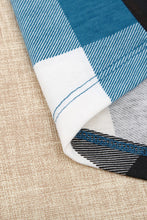 Load image into Gallery viewer, Plaid V-Neck Long Sleeve Top