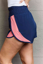 Load image into Gallery viewer, Ninexis Put In Work High Waistband Contrast Detail Active Shorts