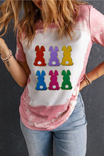 Load image into Gallery viewer, Rabbit Round Neck Short Sleeve T-Shirt