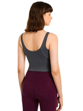 Load image into Gallery viewer, Scoop Neck Wide Strap Active Tank