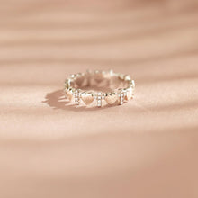 Load image into Gallery viewer, Heart Cross 925 Sterling Silver Ring