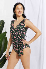 Load image into Gallery viewer, Marina West Swim Full Size Float On Ruffle Faux Wrap One-Piece in Floral