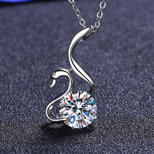 Load image into Gallery viewer, 2 Carat Moissanite 925 Sterling Silver Necklace