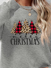 Load image into Gallery viewer, MERRY CHRISTMAS Round Neck Long Sleeve Sweatshirt