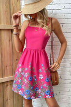 Load image into Gallery viewer, Floral Spaghetti Strap Mini Dress