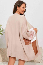 Load image into Gallery viewer, Color Block Open Front Longline Cardigan