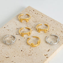 Load image into Gallery viewer, 18K Gold-Plated Irregular Open Ring
