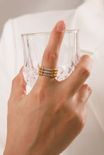 Load image into Gallery viewer, Triple-Layered Rhinestone Ring