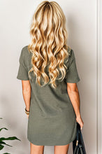 Load image into Gallery viewer, Mock Neck Short Sleeve Dress