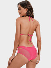 Load image into Gallery viewer, Tie-Back Halter Neck Three-Piece Swim Set