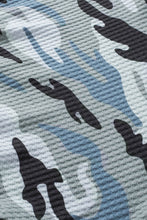 Load image into Gallery viewer, Camouflage Color Block Waffle Knit Pullover