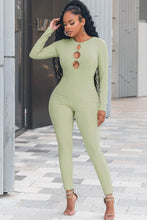 Load image into Gallery viewer, Cutout Round Neck Jumpsuit