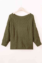Load image into Gallery viewer, Boat Neck Long Sleeve Sweater