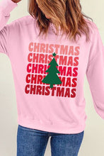 Load image into Gallery viewer, CHRISTMAS Round Neck Dropped Shoulder Sweatshirt