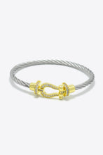 Load image into Gallery viewer, Men Rhinestone Cable Bracelet