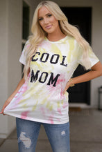 Load image into Gallery viewer, Tie-Dye COOL MOM Tee Shirt
