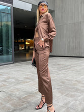 Load image into Gallery viewer, Button Front Shirt and Smocked Pants Set