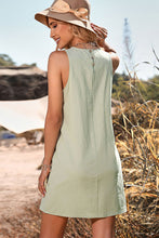 Load image into Gallery viewer, Pleated Sleeveless Mini Dress