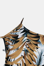 Load image into Gallery viewer, Botanical Print Halter Neck Crisscross Dress