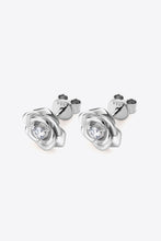 Load image into Gallery viewer, Adored Moissanite Flower 925 Sterling Silver Earrings