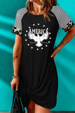 Load image into Gallery viewer, AMERICA Eagle Graphic Twisted Dress