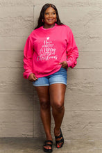 Load image into Gallery viewer, Simply Love Full Size HAVE YOURSELF A MERRY LITTLE CHRISTMAS Round Neck Sweatshirt