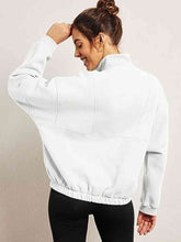 Load image into Gallery viewer, Half-Zip Long Sleeve Sweatshirt