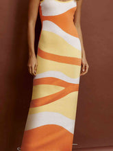 Load image into Gallery viewer, Spaghetti Strap Maxi Sweater Dress