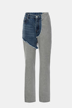 Load image into Gallery viewer, GAWQO Two-Tone Denim Lounge Pants