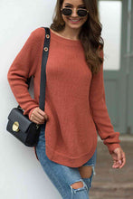 Load image into Gallery viewer, Round Neck Ribbed Knit Top