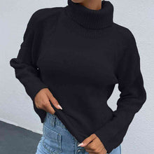 Load image into Gallery viewer, Turtle Neck Long Sleeve Sweater