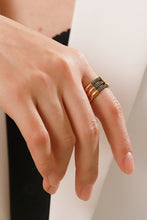 Load image into Gallery viewer, Triple-Layered Rhinestone Ring