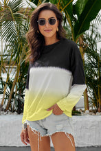 Load image into Gallery viewer, Tie-Dye Drop Shoulder Round Neck Sweatshirt