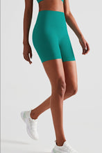 Load image into Gallery viewer, High-Rise Elastic Waistband Biker Shorts