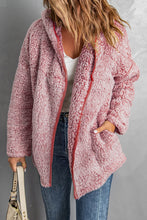 Load image into Gallery viewer, Button Front Hooded Teddy Coat