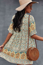 Load image into Gallery viewer, Bohemian V-Neck Half Sleeve Dress