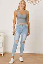 Load image into Gallery viewer, Square Neck Wide Strap Tank