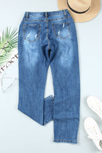 Load image into Gallery viewer, It's All So Simple Distressed Straight Leg Jeans