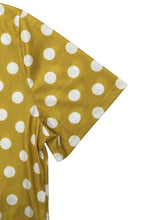 Load image into Gallery viewer, Plus Size Polka Dot Round Neck Top and Wide Leg Pants Set