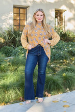 Load image into Gallery viewer, Celeste Design Full Size Leopard Star Striped Long Sleeve Top