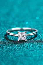 Load image into Gallery viewer, 925 Sterling Silver Moissanite Solitaire Ring