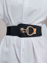 Load image into Gallery viewer, PU Elastic Wide Belt with Alloy Buckle